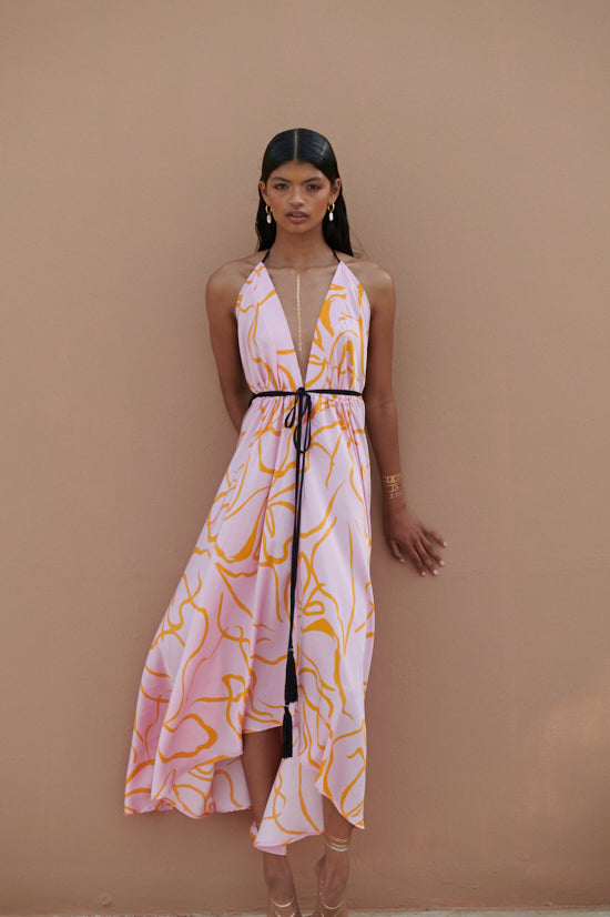 Pink and Orange Swirl- Ibiza