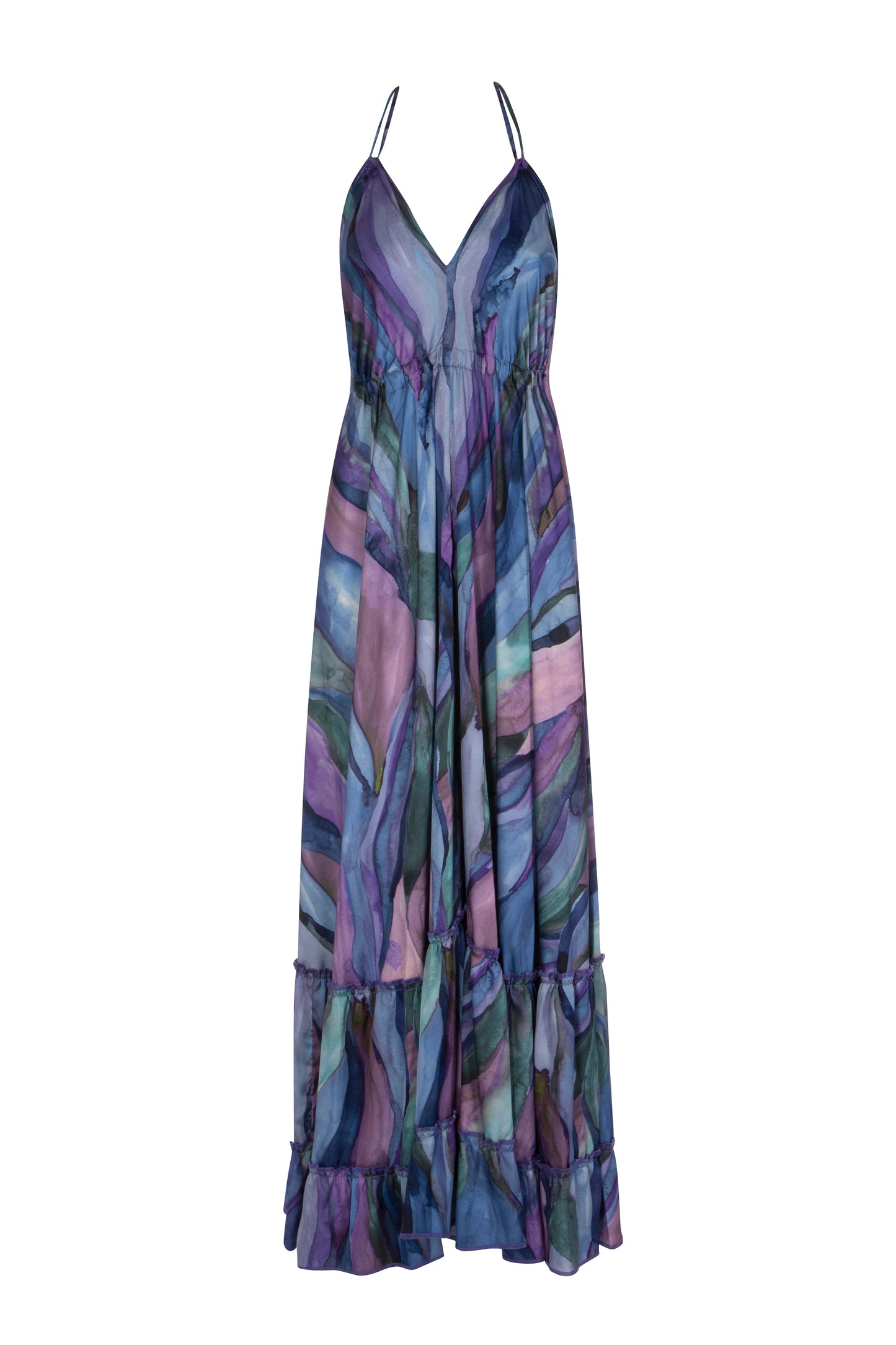 Watercolour Waves - St Tropez Dress