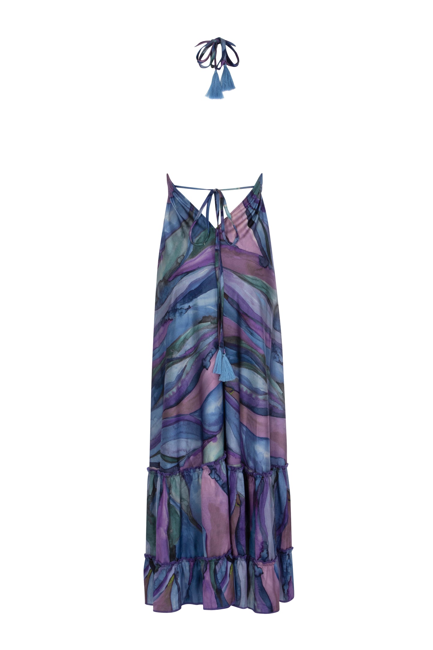 Watercolour Waves - St Tropez Dress