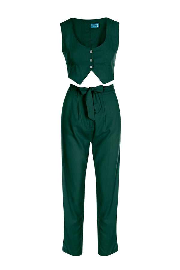 Emerald - Linen Tapered Pants(PRE- ORDER)