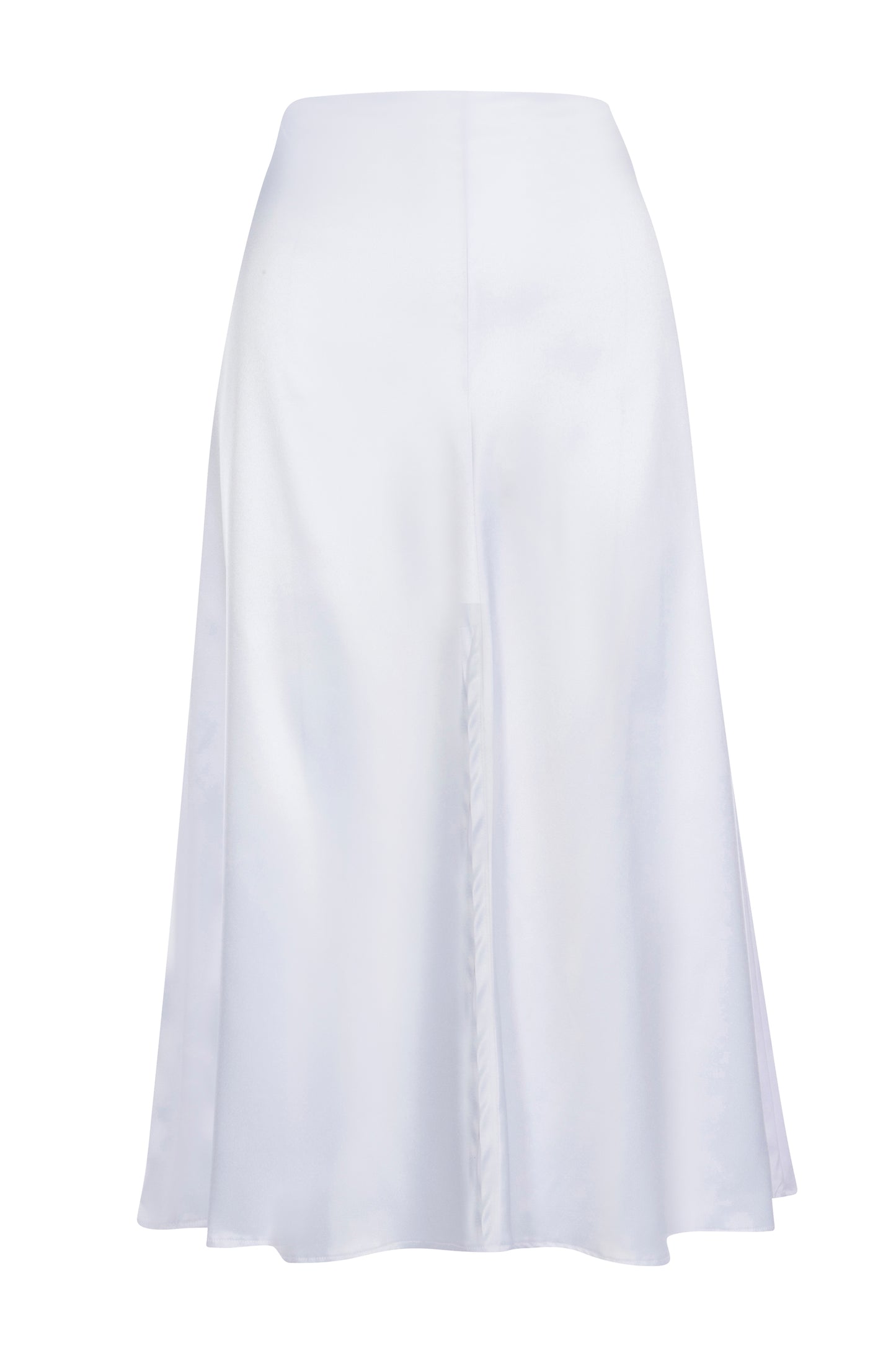 Shellegance Creme- Satin Slip Skirt