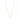 Double Pearl Gold Pendant Necklace
