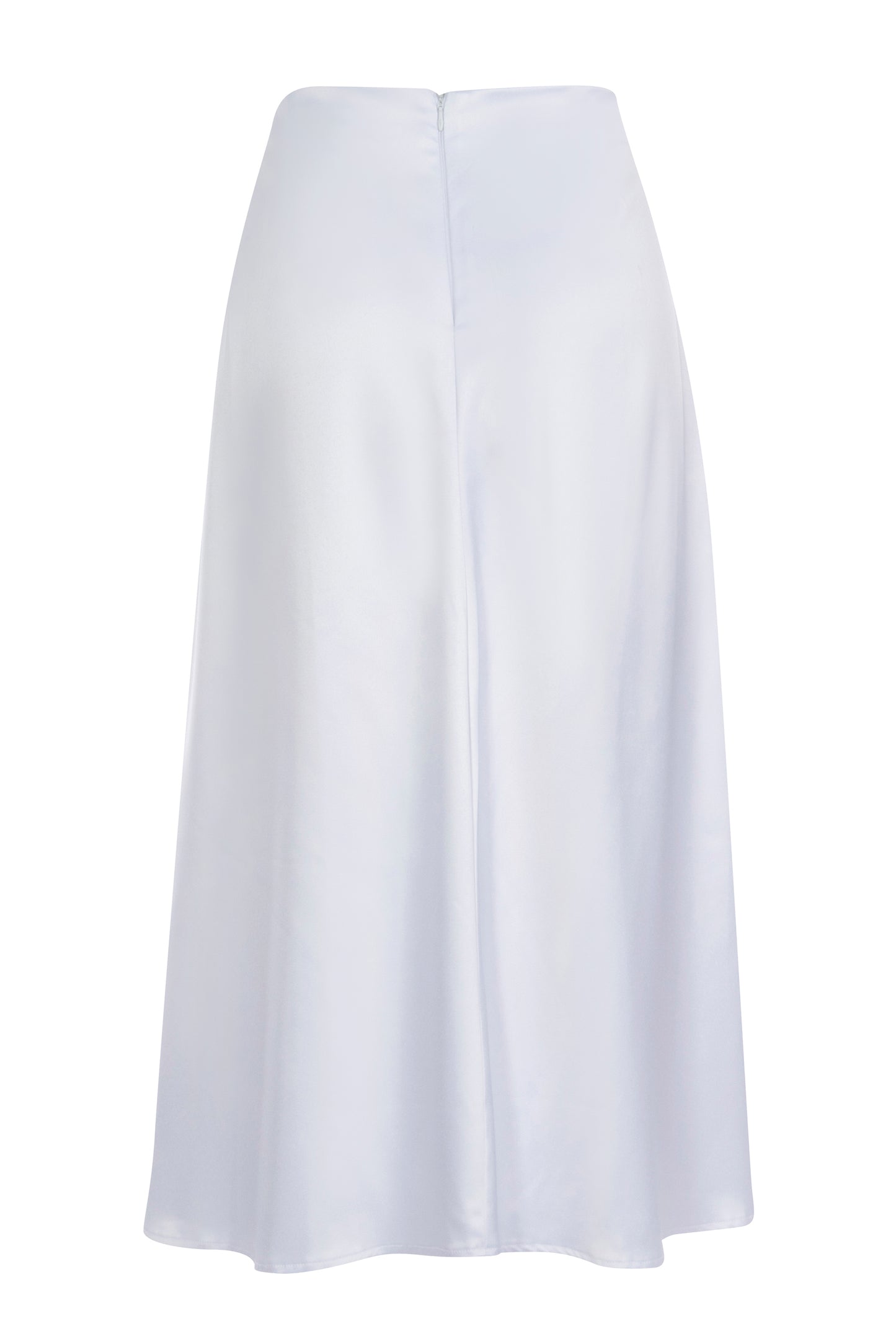 Shellegance Creme- Satin Slip Skirt