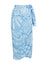 Shellegance Blue Abstract Shells- Wrap Skirt (PRE ORDER)