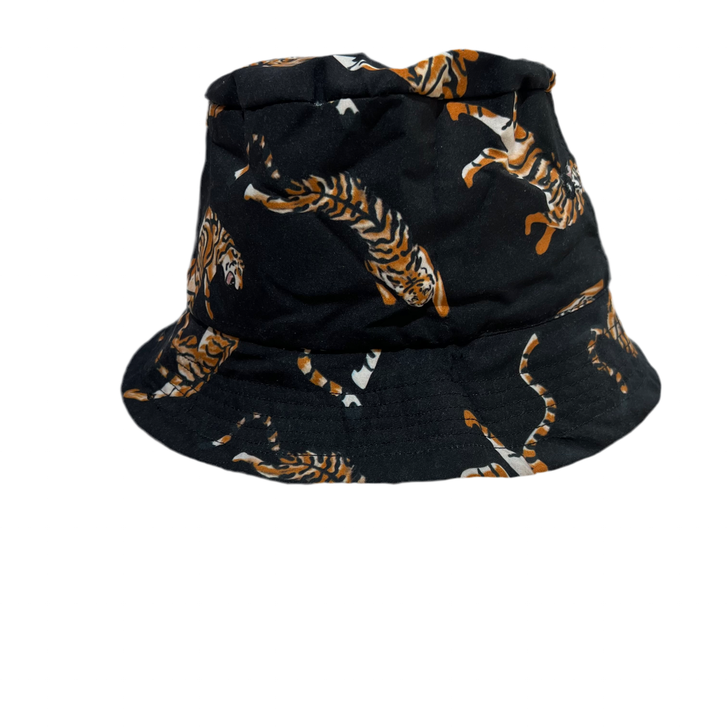 Black Tiger/ Black- Reversible Bucket Hat