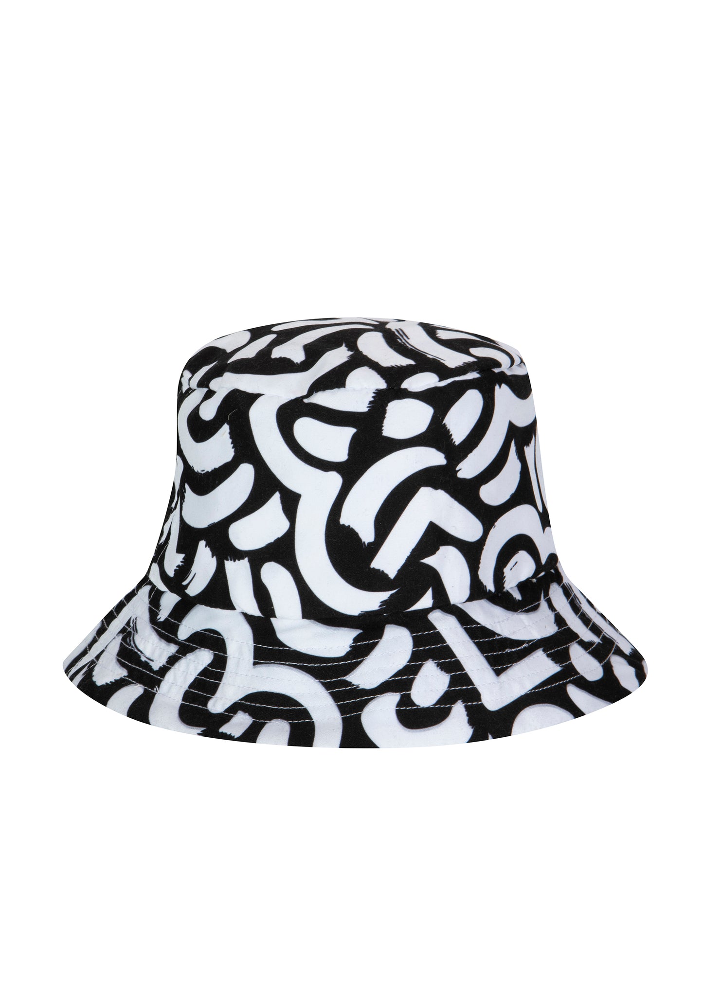 Greek Holiday / Calligraphy - Reversible Bucket Hat