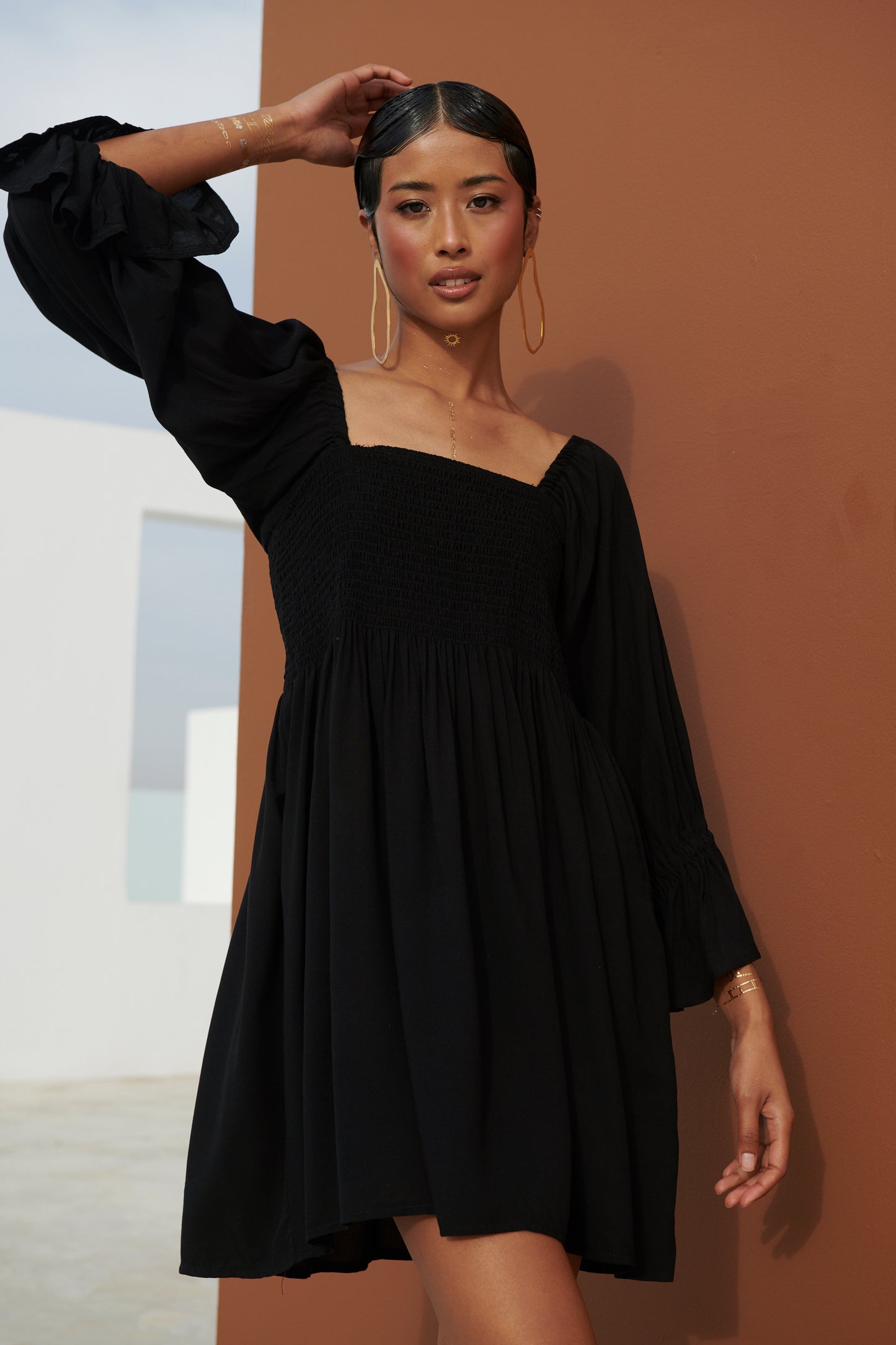 Black - Lucca Mini Dress