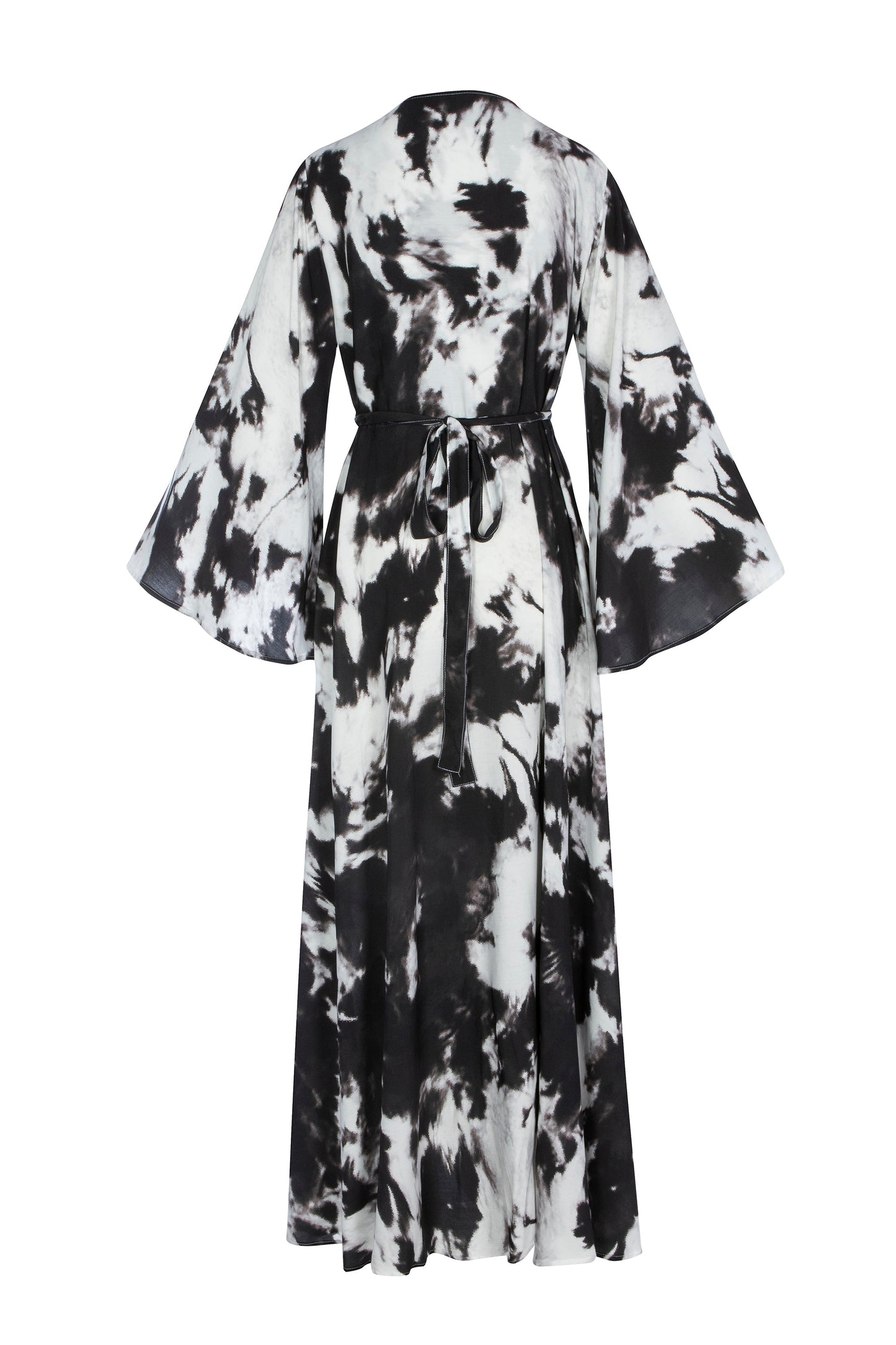 Cloudy Night - Long Wrap Dress