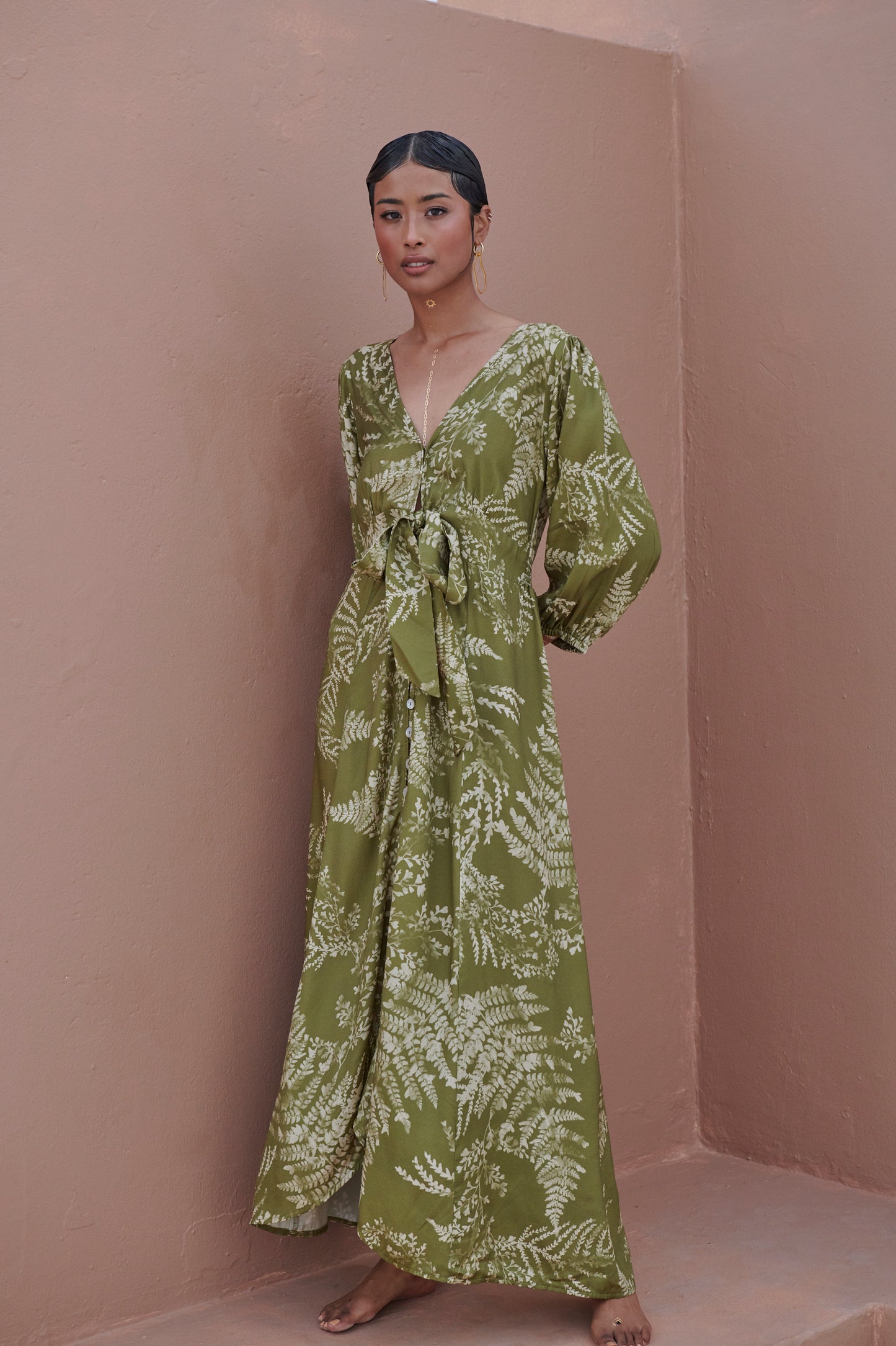 Dappled Olive - Cassis Dress (PRE-ORDER)