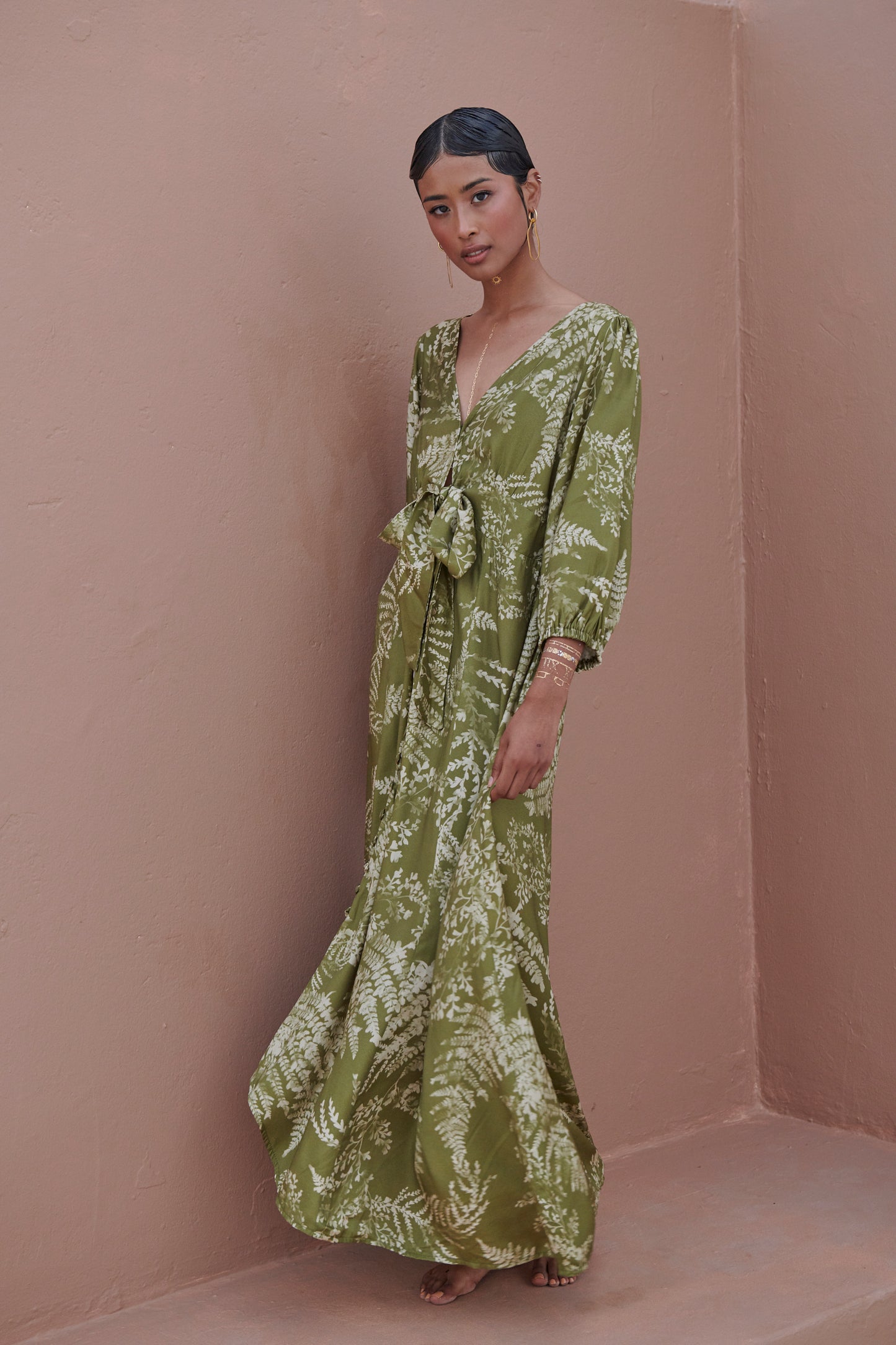 Dappled Olive - Cassis Dress (PRE-ORDER)