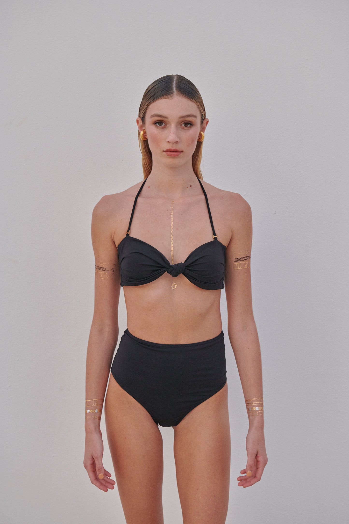 Black - Pisces Bikini Top