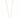 Gold Red Gem Pendant Necklace