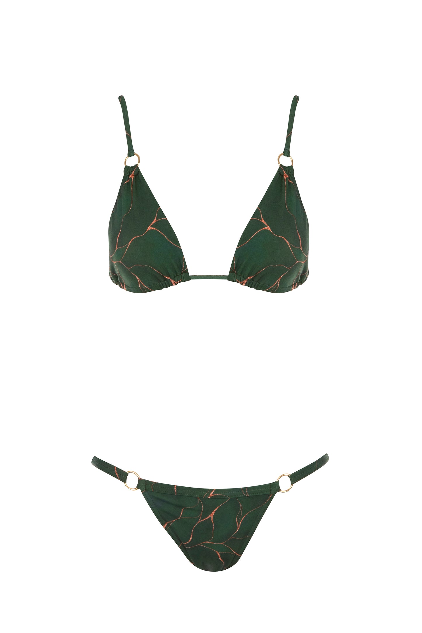 Emerald Leaf - Havana Bikini Top