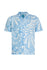 Shellegance Men’s Button Down Shirt - Blue Abstract Shells