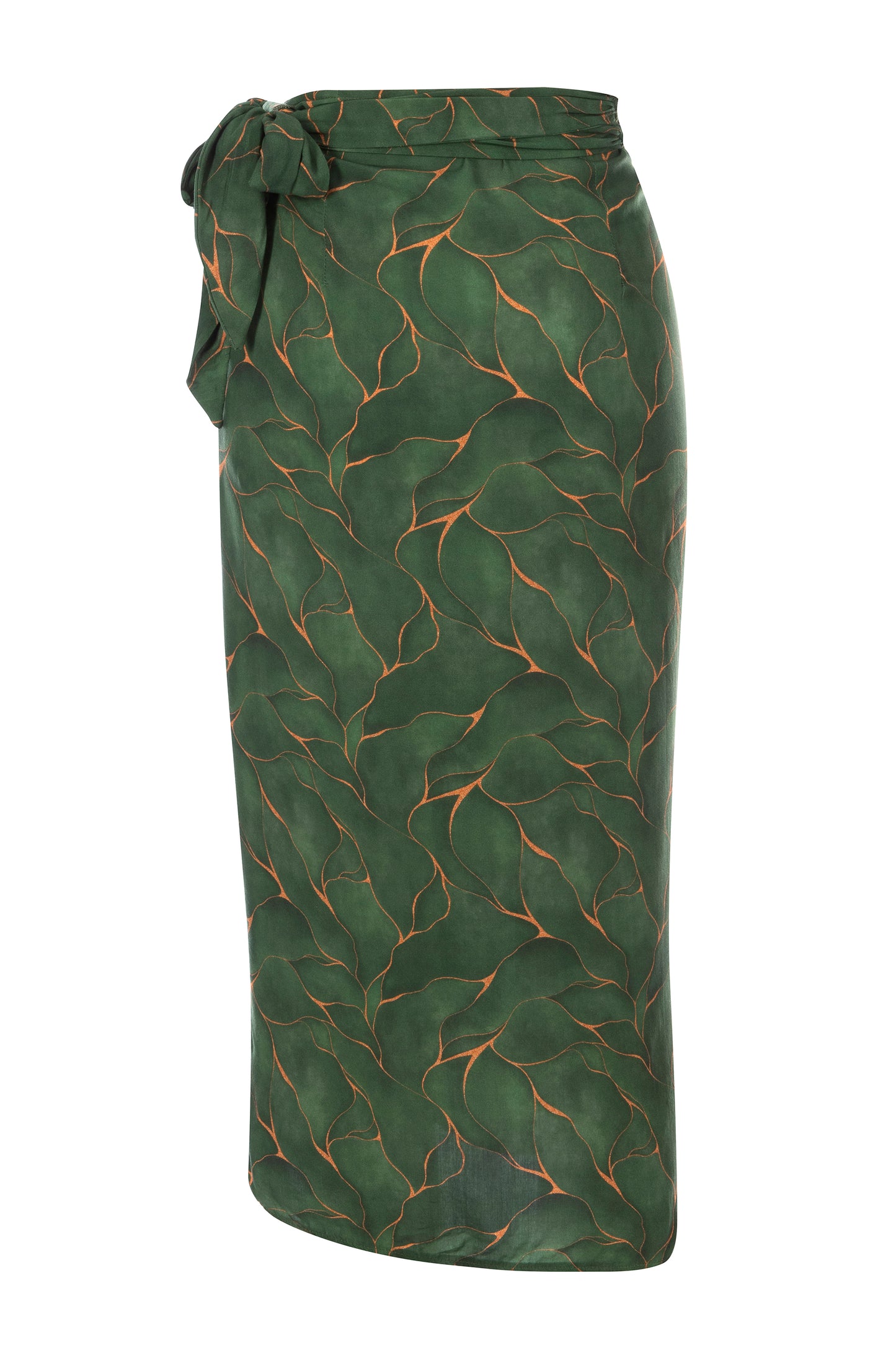 Emerald Leaf - Wrap Skirt