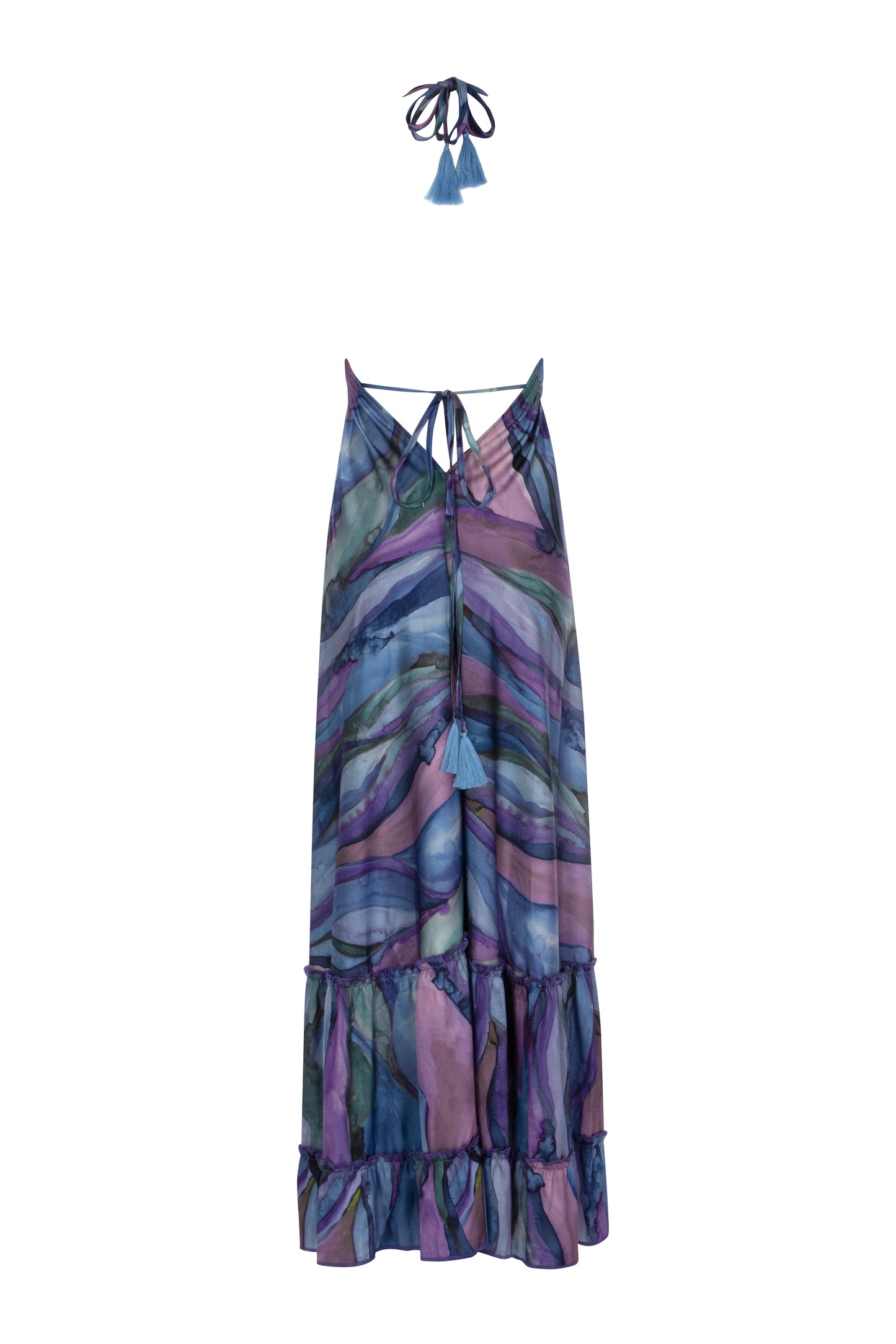 Watercolour Waves - St Tropez Dress (PRE-ORDER)