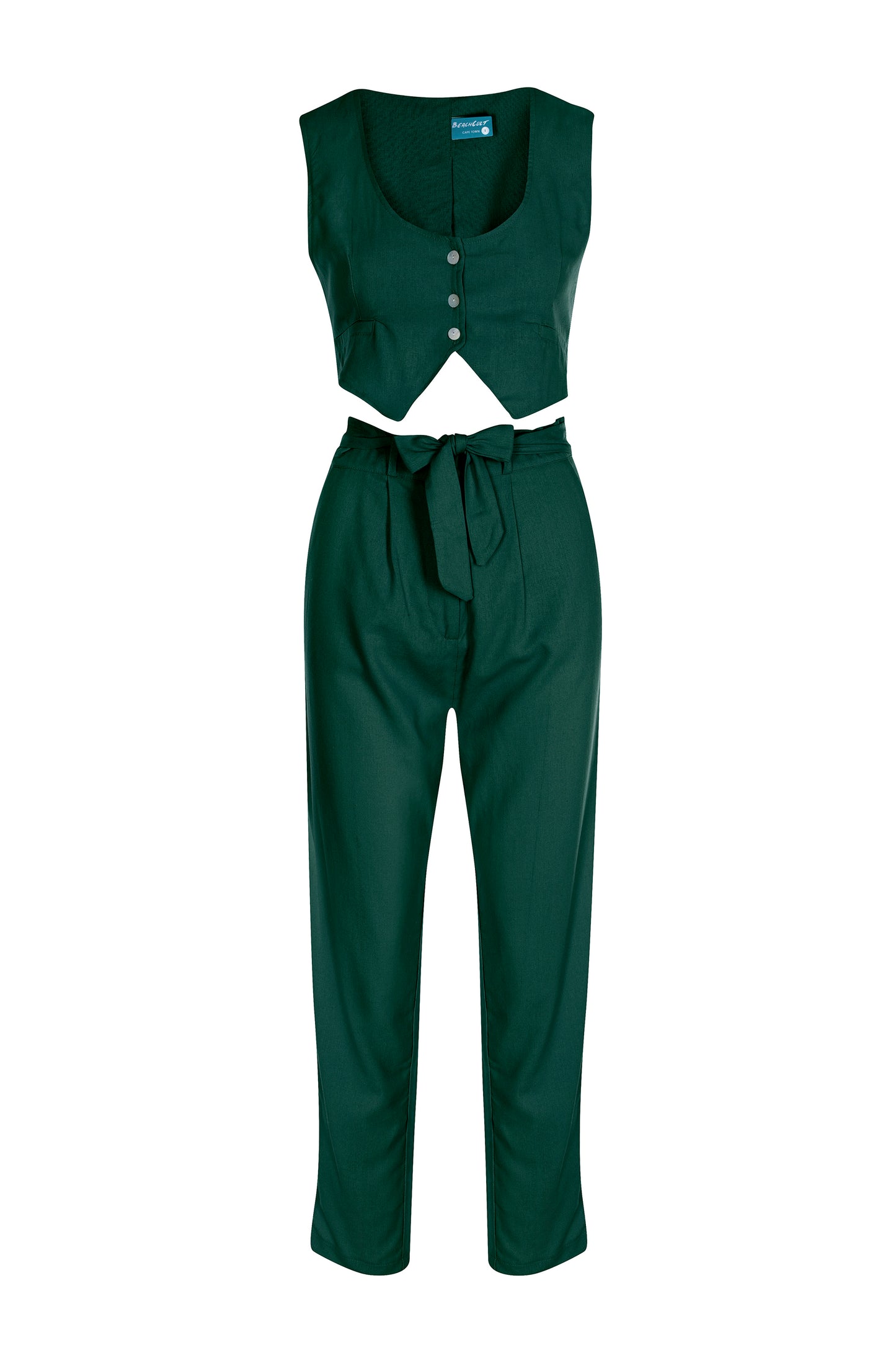 Emerald - Linen Tapered Pants