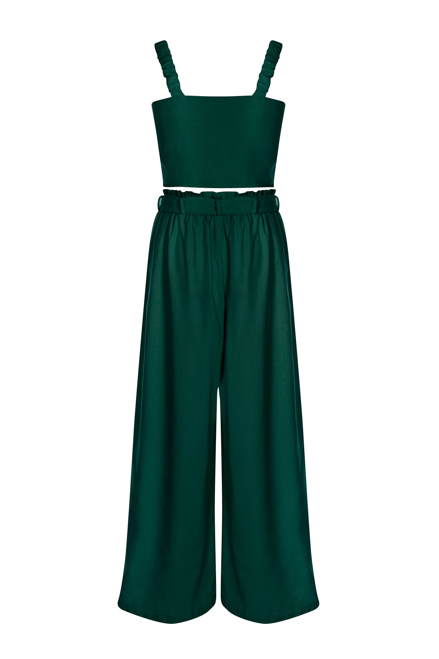 Emerald - Linen Palazzo Pants