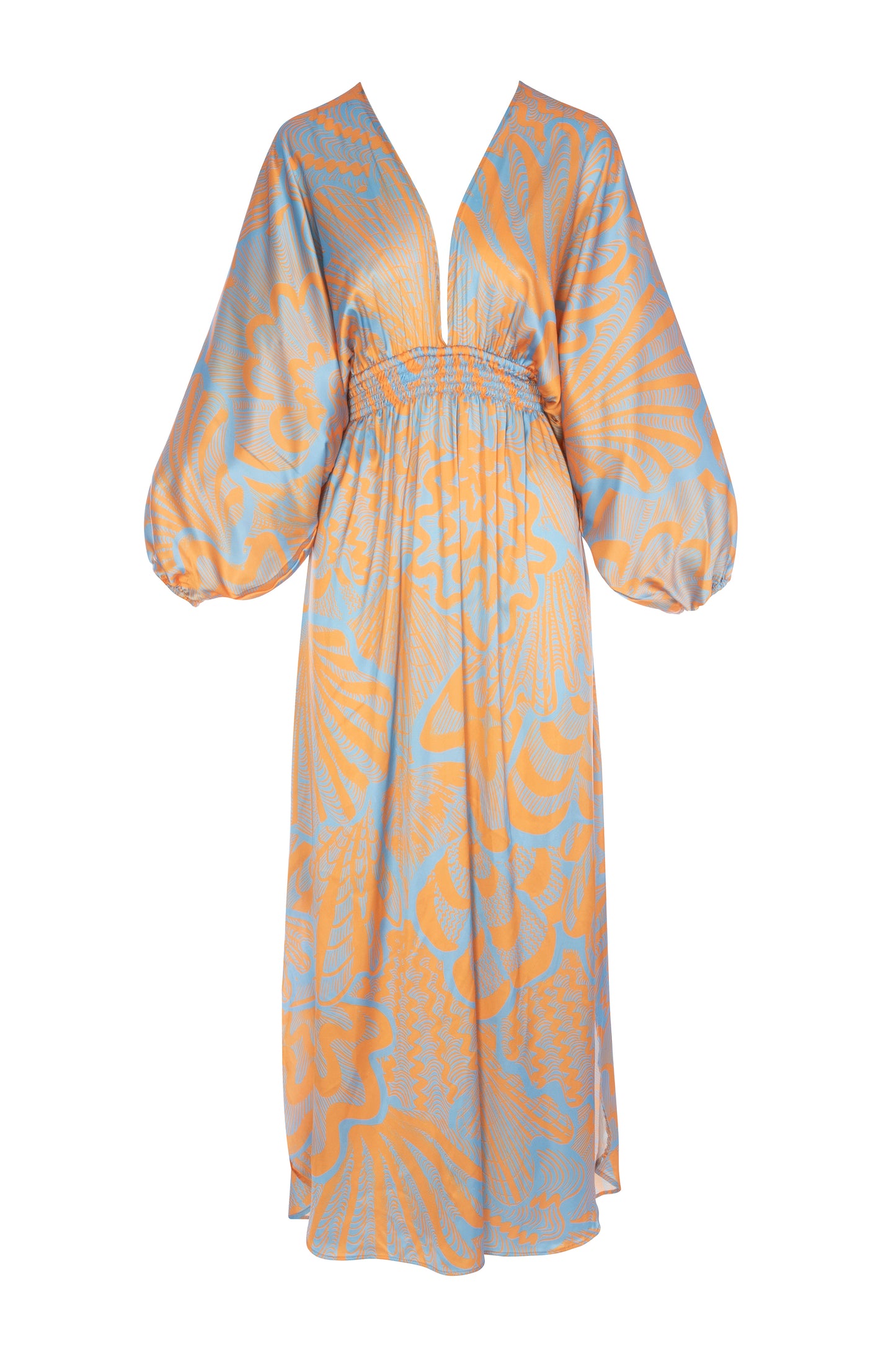 Shellegance Orange Abstract - Olivia Dress