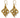 Golden Serpent Knot Earrings