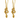 Golden Snake Knot Earrings