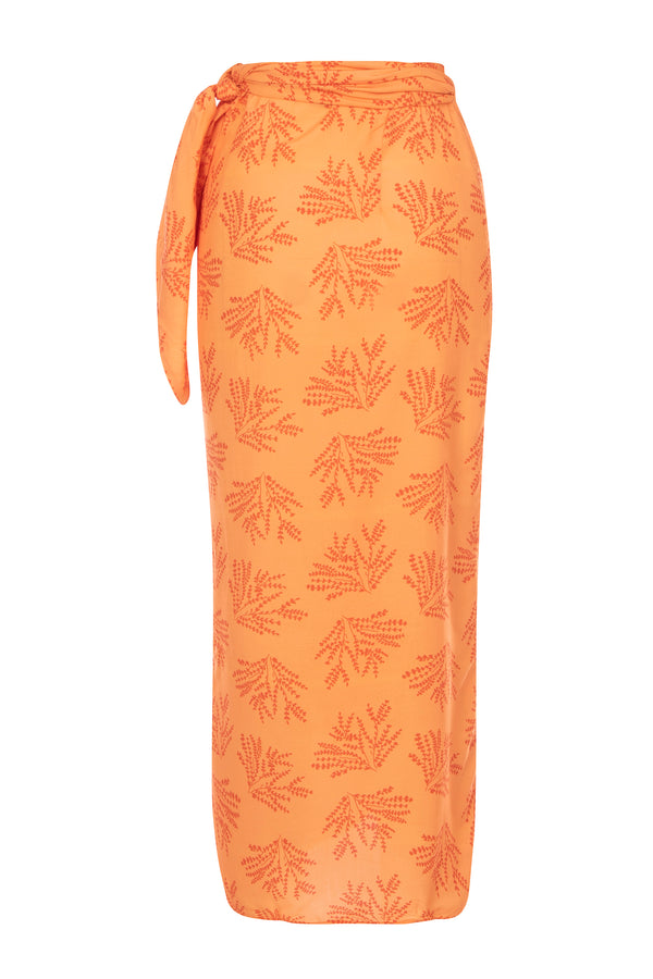 Coral Fern - Wrap Skirt
