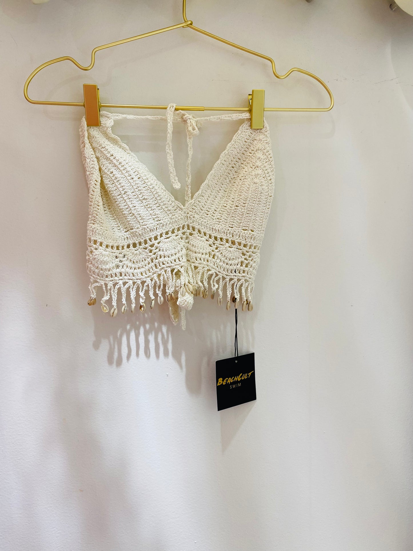 Crochet Crop Top - Sand