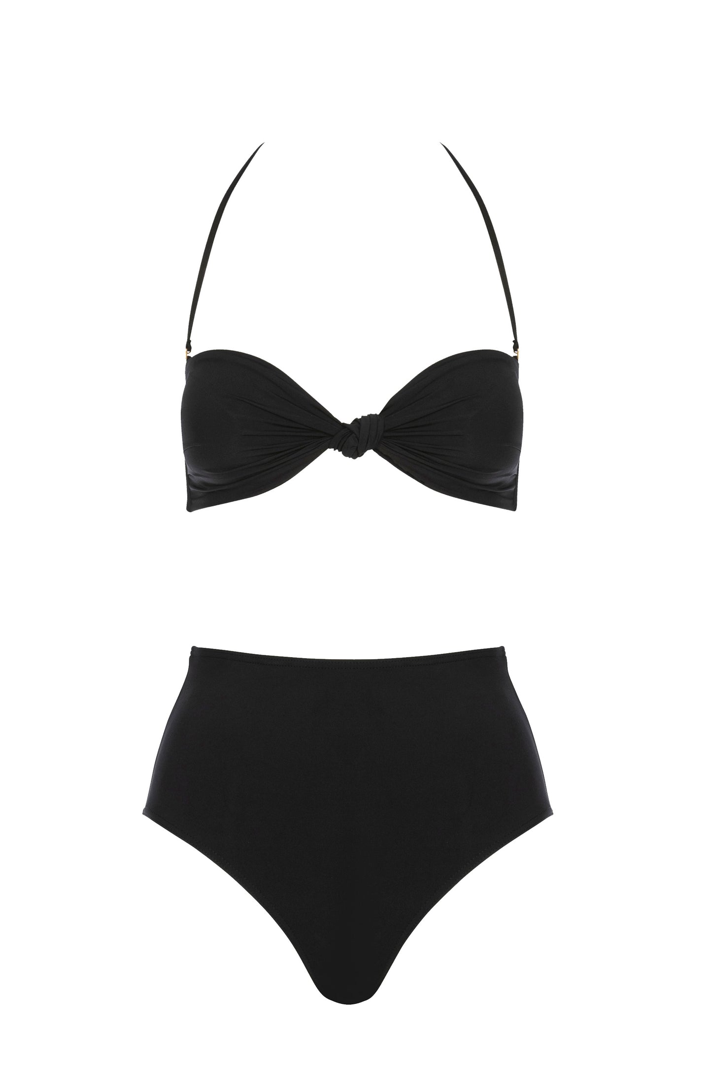 Black - Pisces Bikini Top