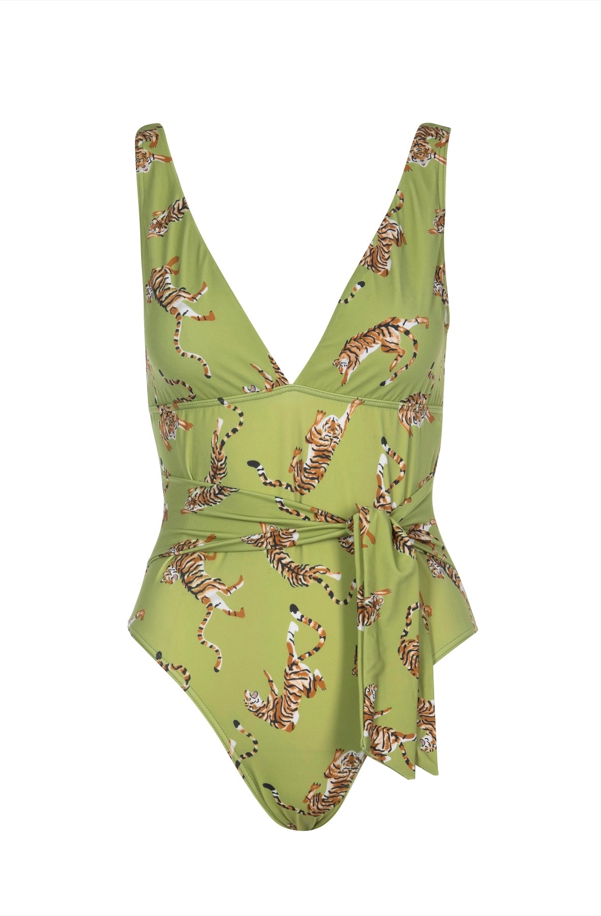 Pistachio Tiger - Amara One Piece Swimsuit