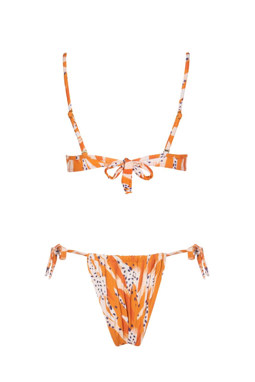 Abstract Tiger- Daphne Bikini Bottom