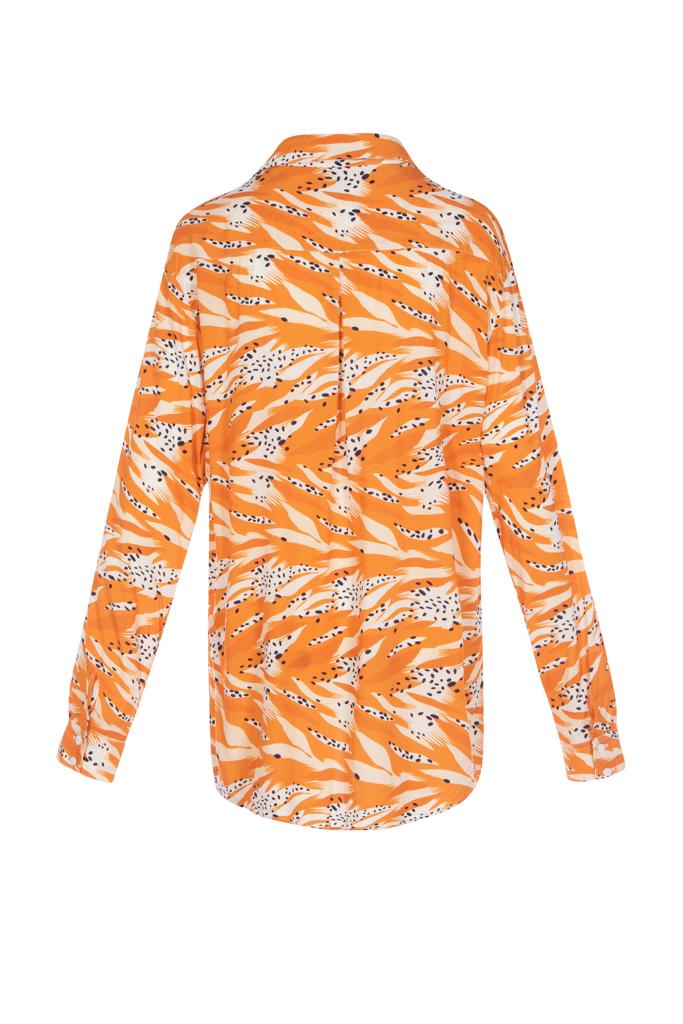 Abstract Tiger - Boyfriend Shirt