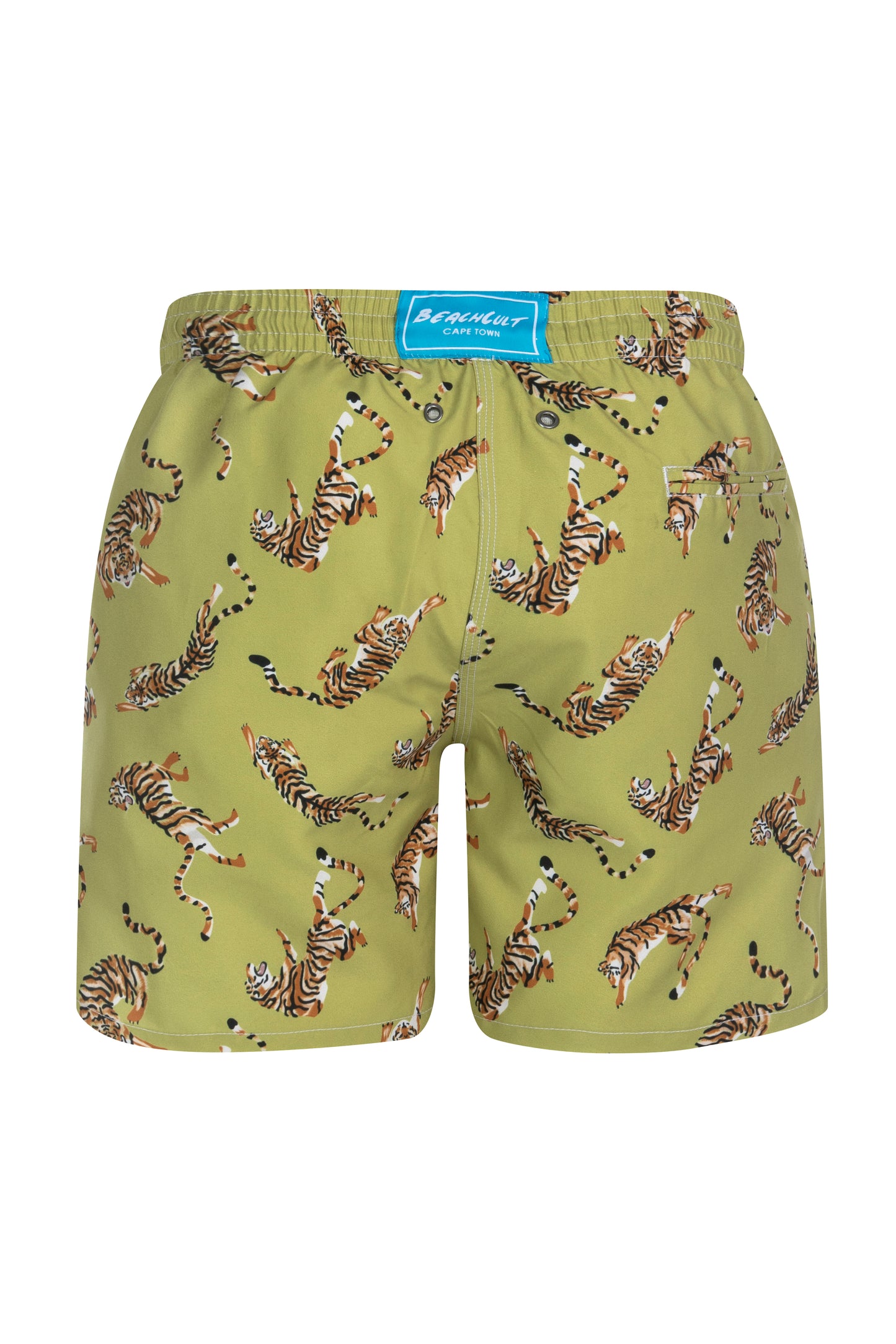 Pistachio Tiger - Men's Swim Trunks