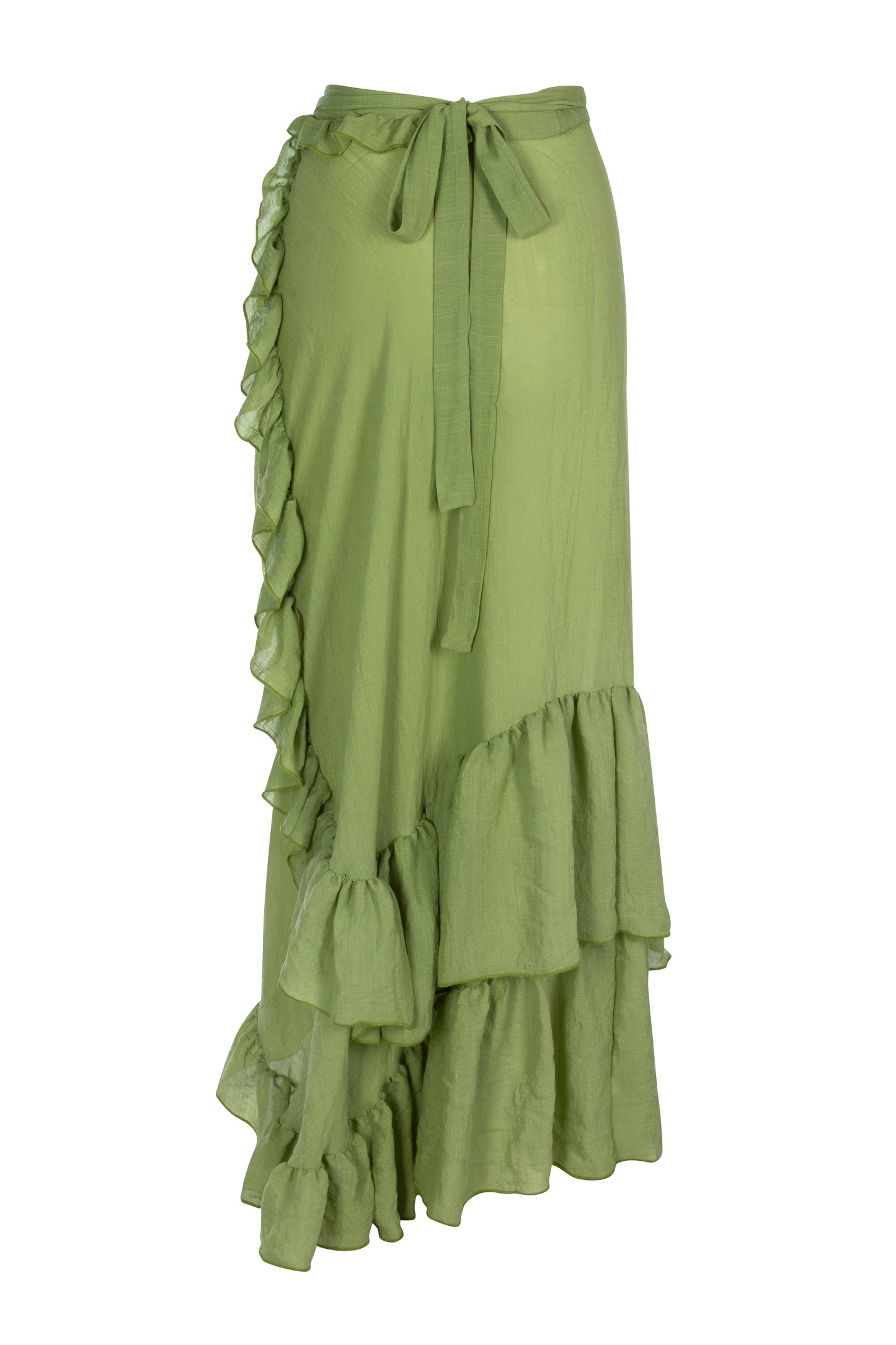 Pistachio - Maxi Frill Skirt