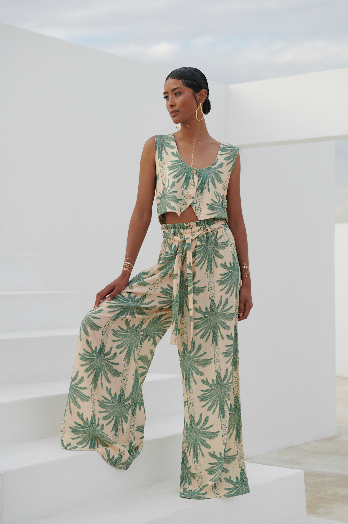 Oasis - Linen Palazzo Pants (PRE ORDER)