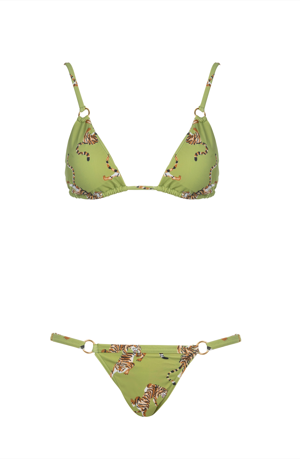 Pistachio Tiger- Havana Bikini Top