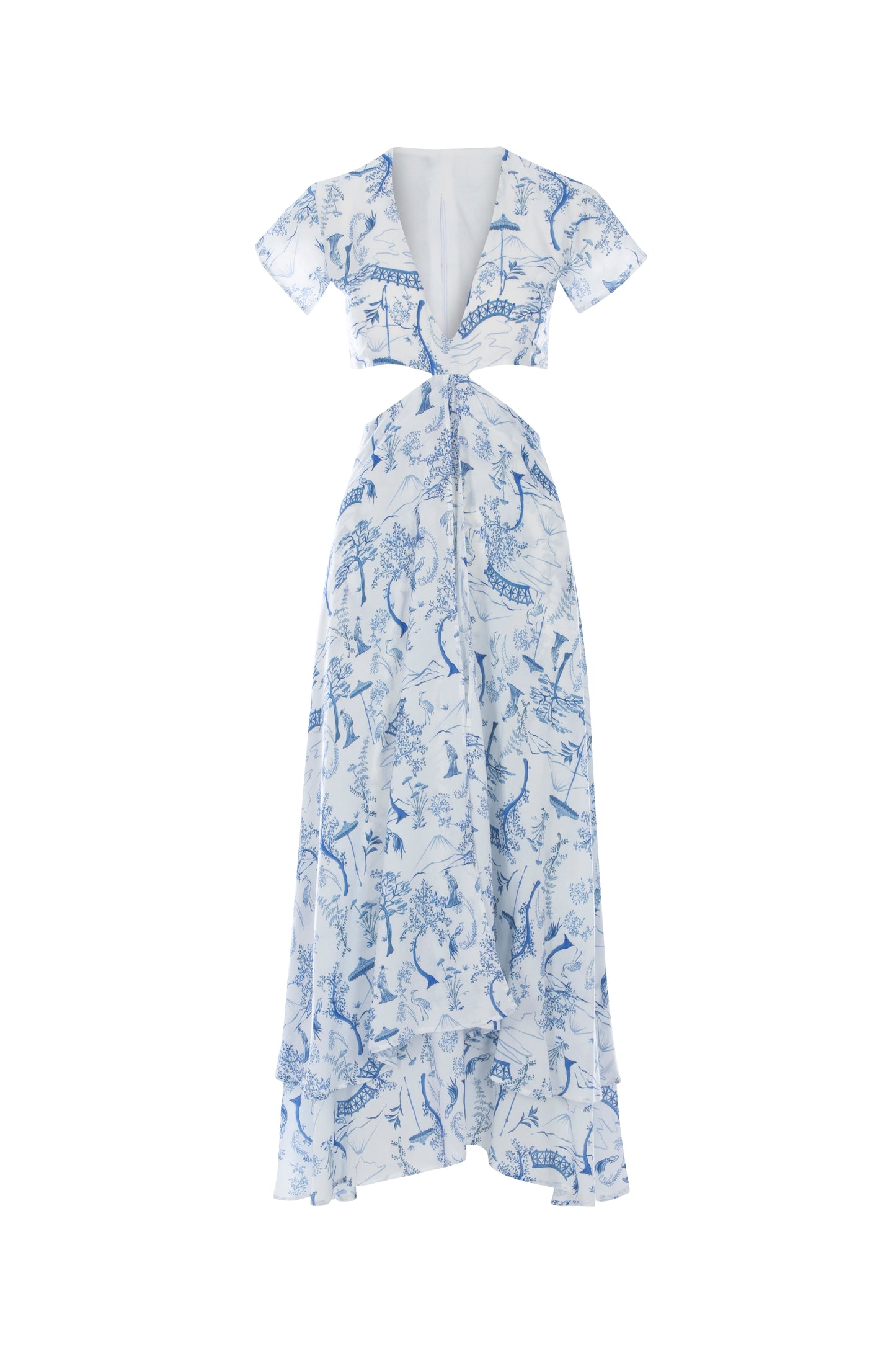 Oriental Blue - Calypso Dress