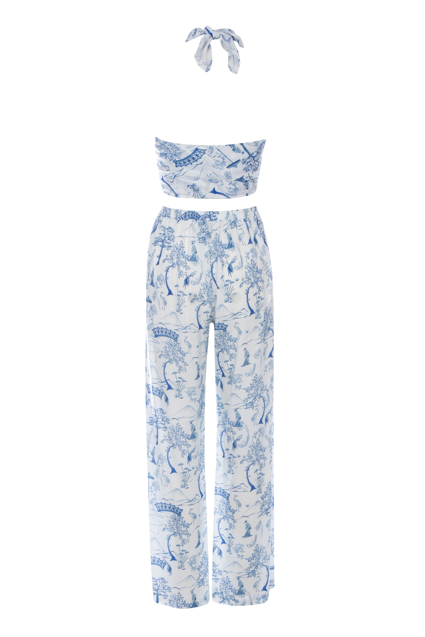 Oriental Blue - Corsica Palazzo pants