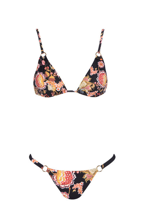 Vintage Floral Noir - Havana Bottom