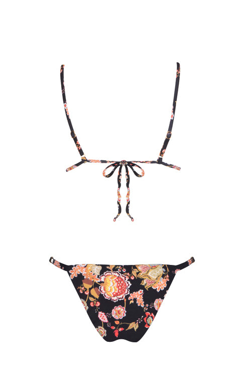 Vintage Floral Noir - Havana Bikini Top