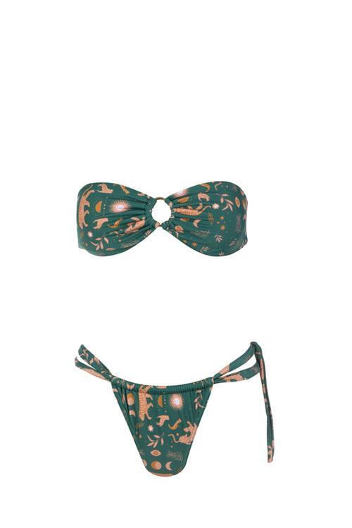 Emerald Sun Tiger - Daphne Bikini Top