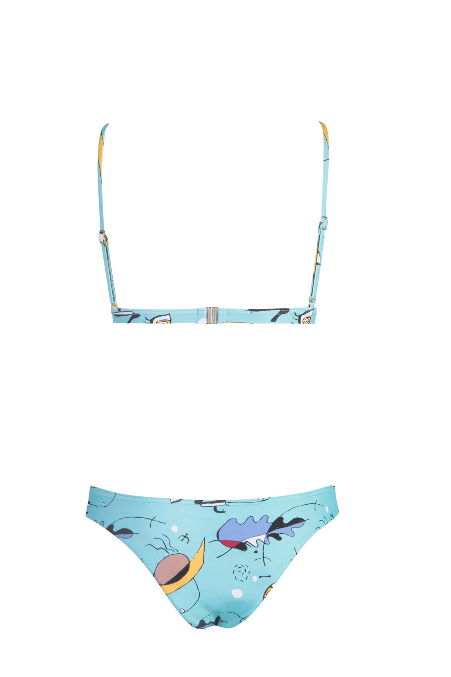 Ellena Bikini Bottom - Blue Karoo