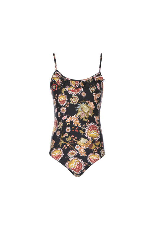 Vintage Floral Noir - Kids One Piece