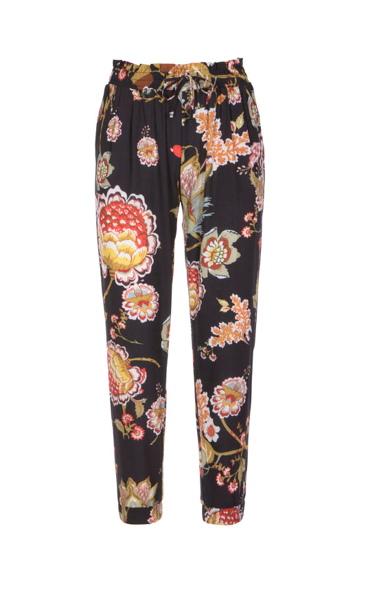 Vintage Floral Noir - Olivia Pants