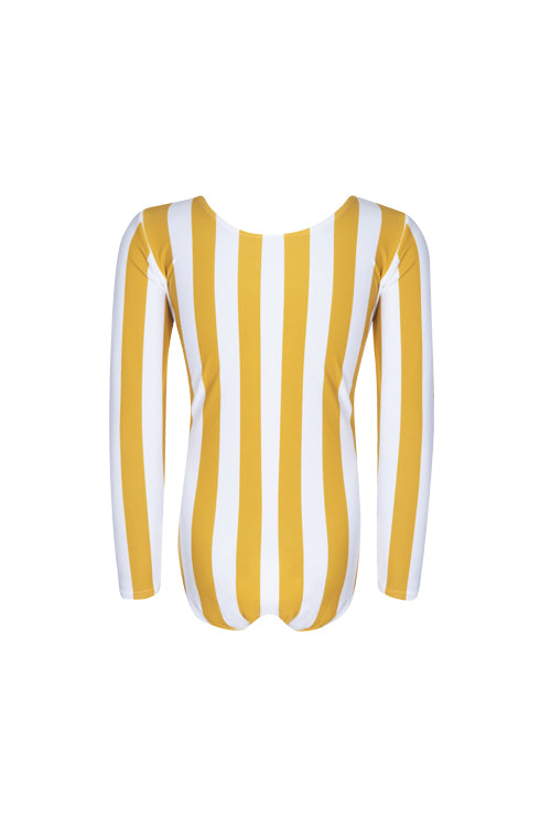 Sunshine Stripe - Kids Long Sleeve One Piece (PRE ORDER)