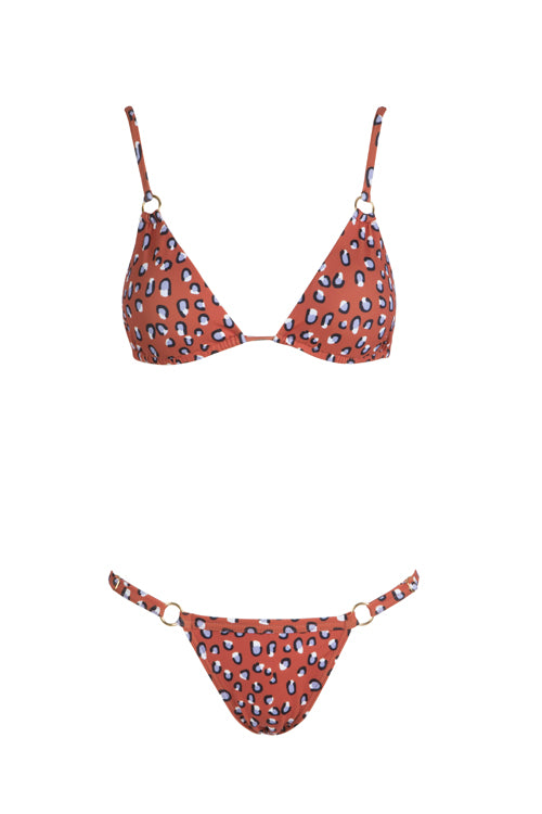 Burnt Leopard - Havana Bikini Top