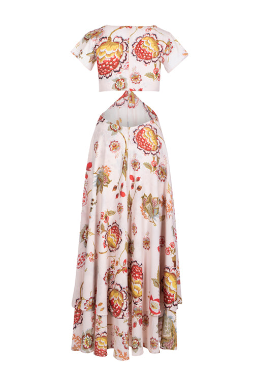 Vintage Floral Crème - Calypso Dress