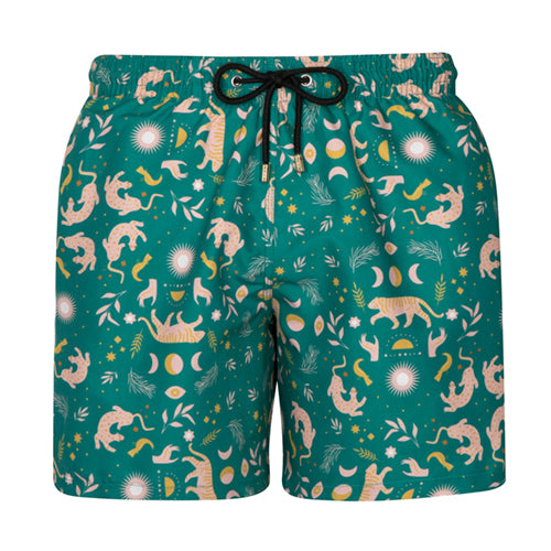 Emerald Sun Tiger - Men's swim Trunks