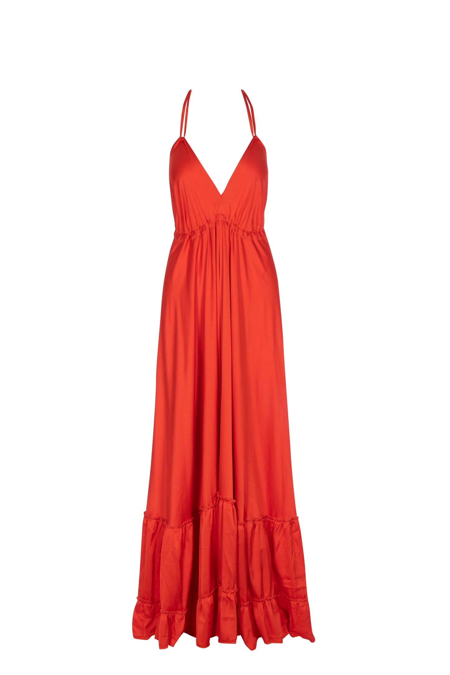 Flame Red  - St Tropez Dress