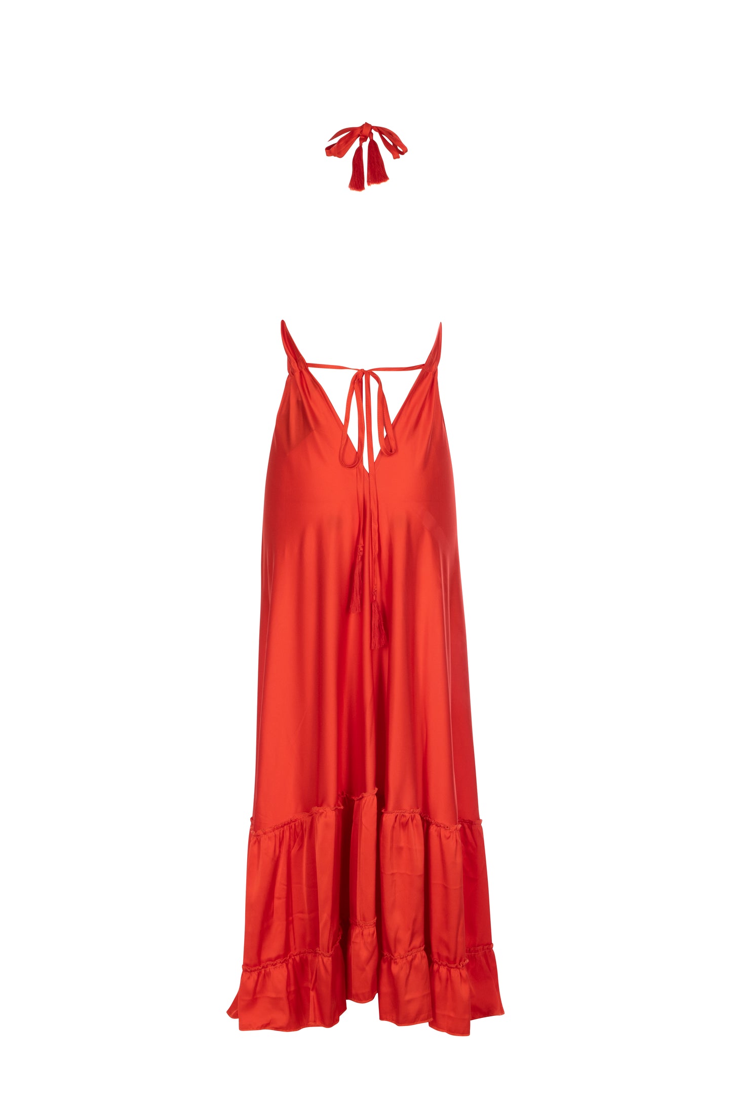 Flame Red  - St Tropez Dress