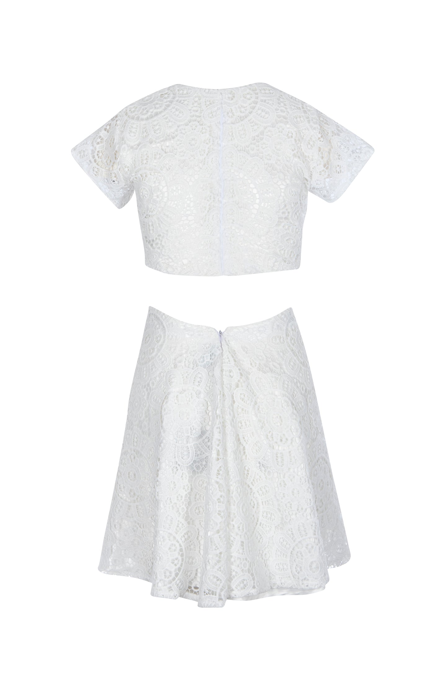 White Lace  - Mini Calypso Dress